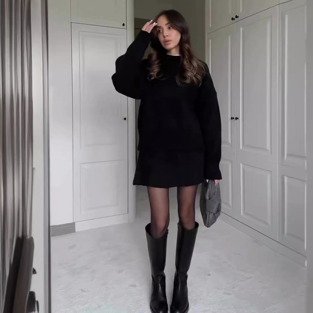 Ensemble Pull et Jupe pour Femme - 2 Pièces | Tricot Chic