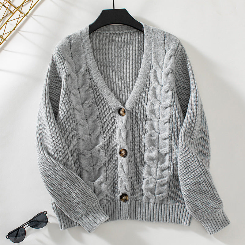 Cardigan générique pour femme tricot confortable et doux, pour l'hiver