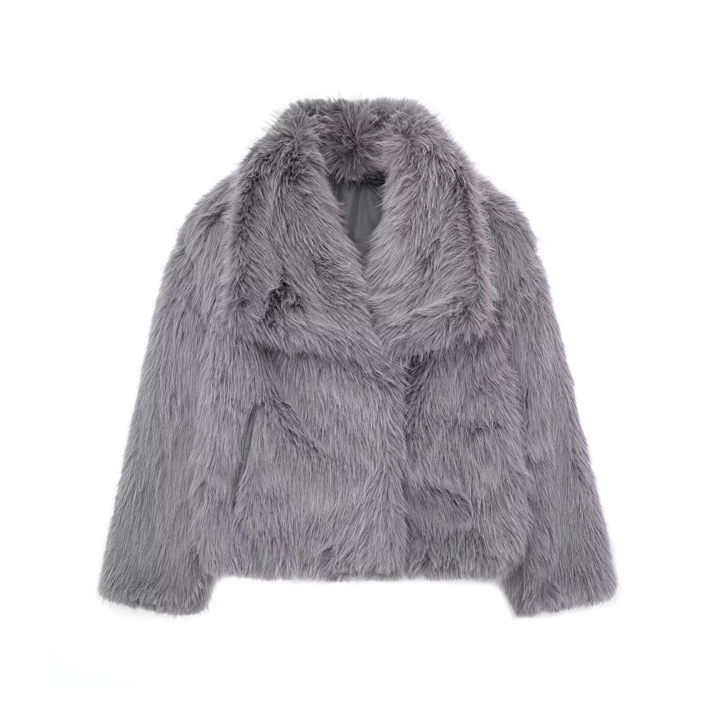 Manteau en fausse fourrure - Style chic