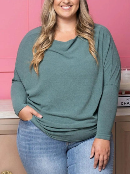 Top Dolman à Col Bateau en Tricot Rêveur